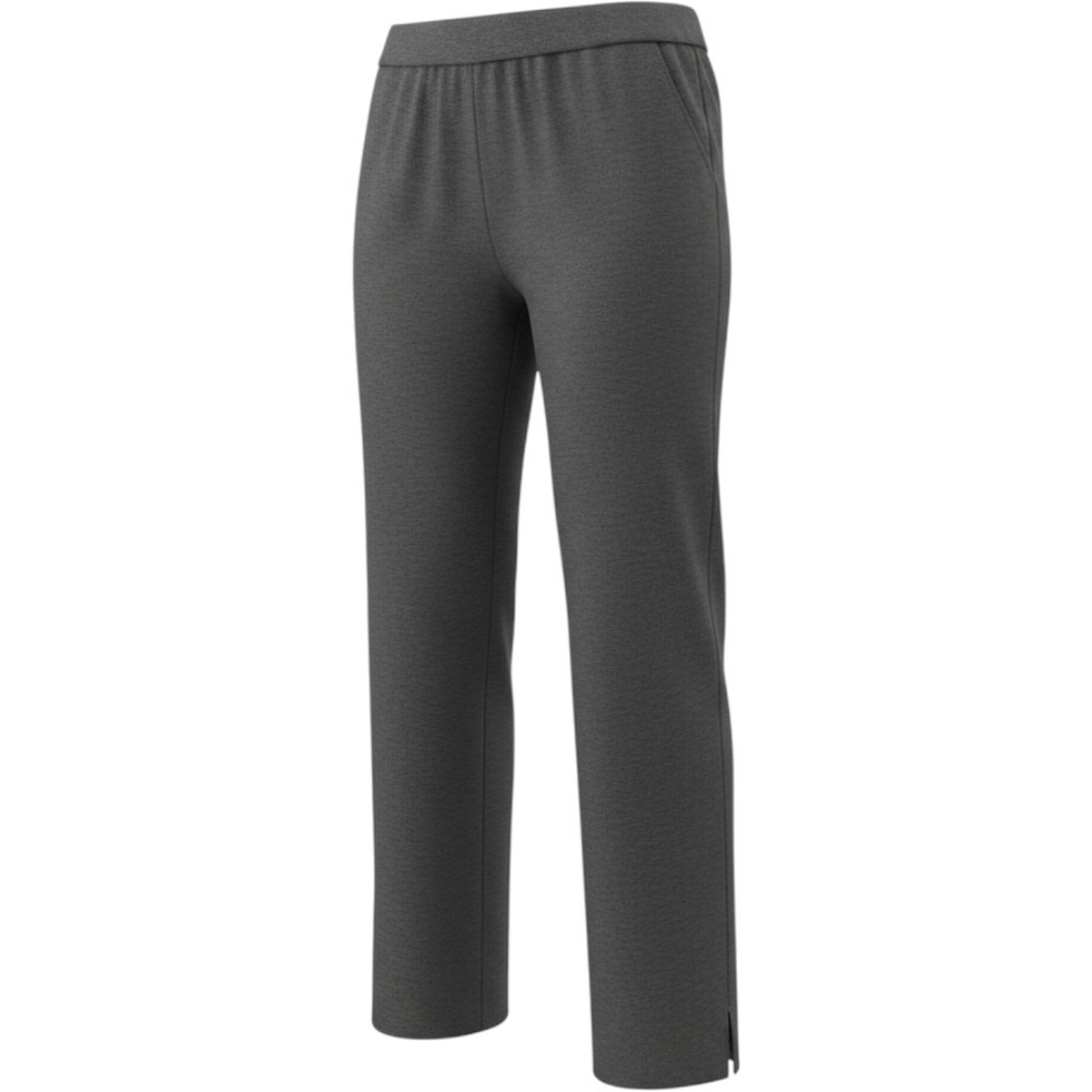 J. Jill Ponte Slim Leg Pants Charcoal Gray Heather Plus Size 3X Pull On Slit